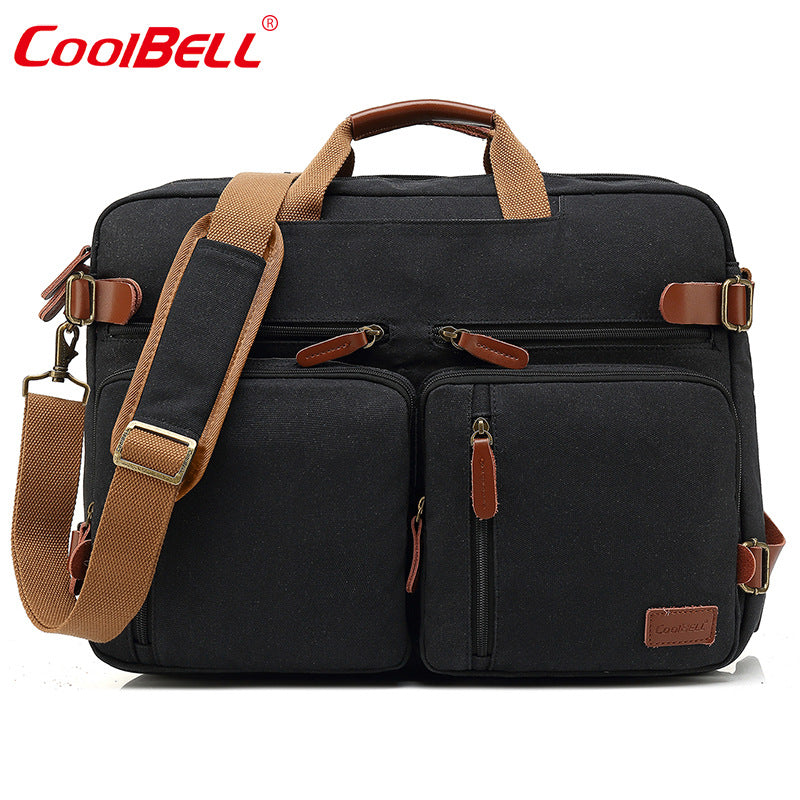 Men's Business Retro Multifunctional Computer High-grade Thin Backpacks
