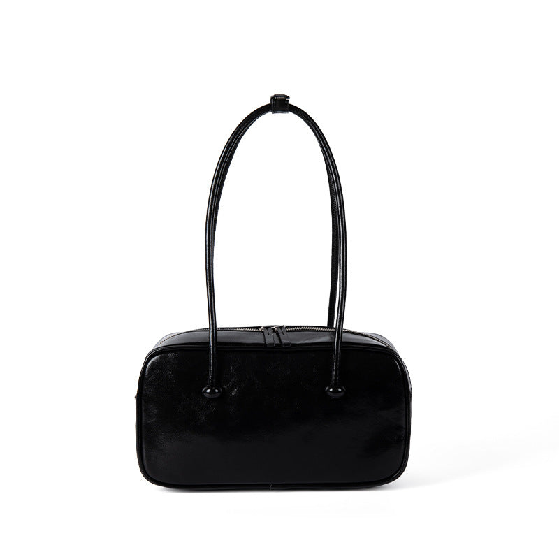 Women's Textured Korean Style High-grade Paint Surface Shoulder Bags