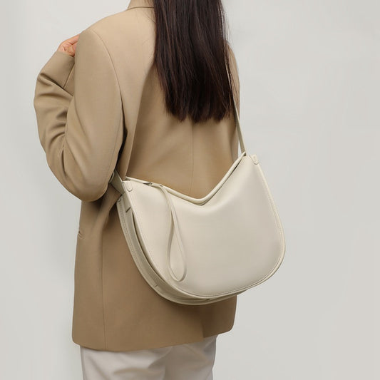 Women's Genuine Leather Large Capacity Underarm High Crossbody Bags