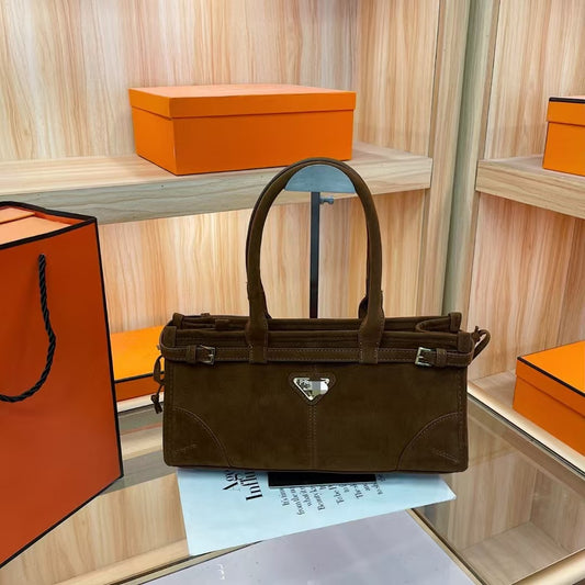 Women's Flannel Large Capacity Fashion Suede Handbags