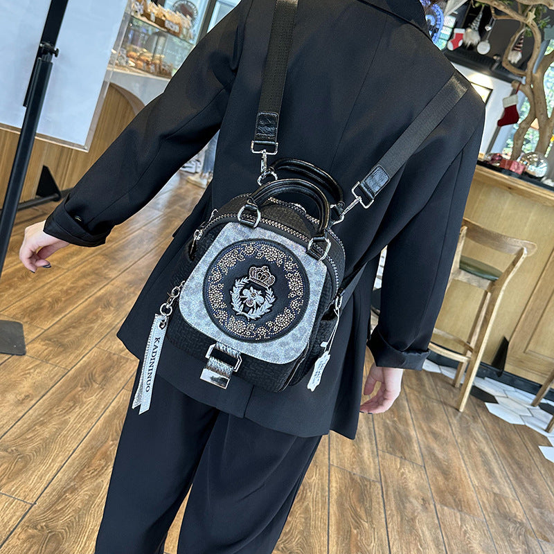 Women's High-grade Western Style Fashion Trendy Genuine Backpacks