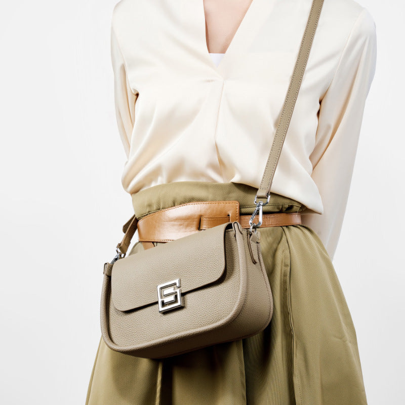 Women's Genuine Leather Niche High Sense Fashion Crossbody Bags