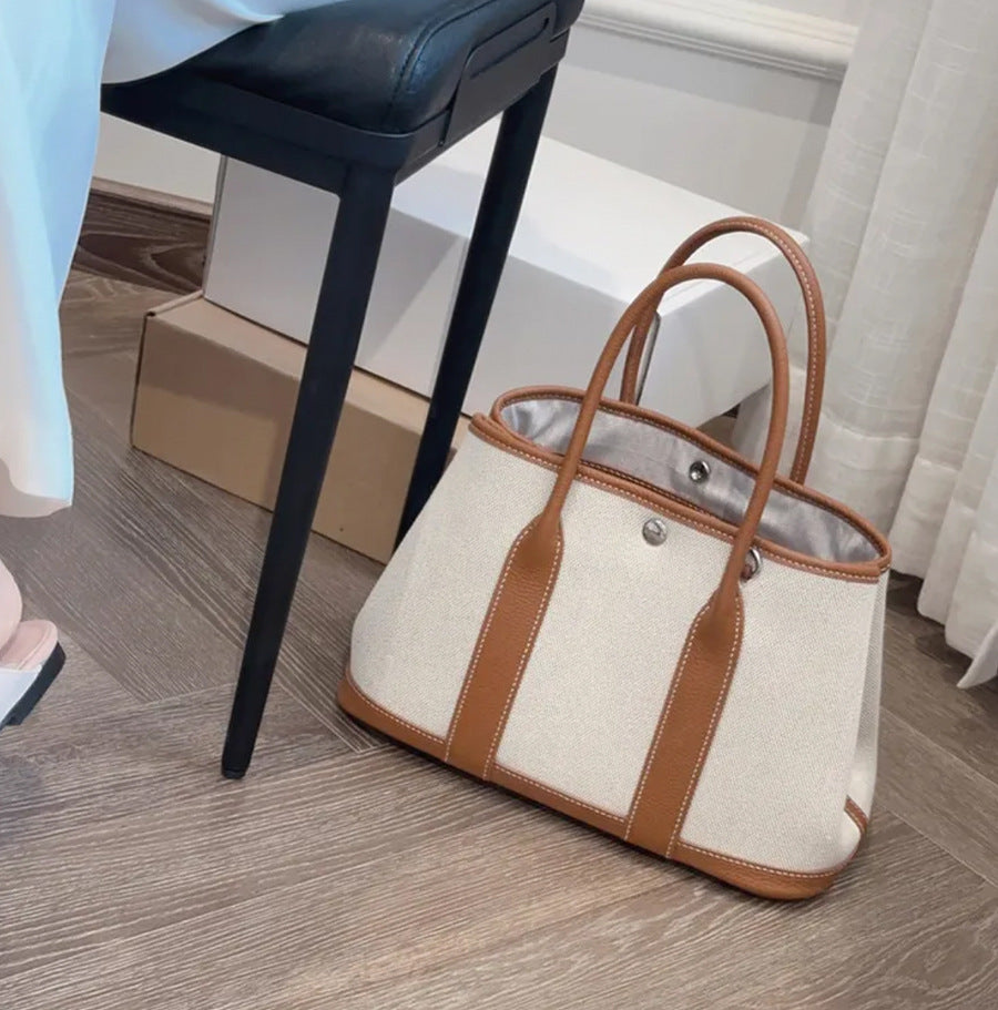 Women's High-grade Portable Canvas Large Capacity Tote Bags