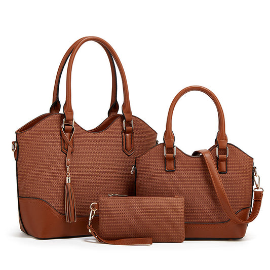 Three-piece Set Of Mother Large Medium Handbags