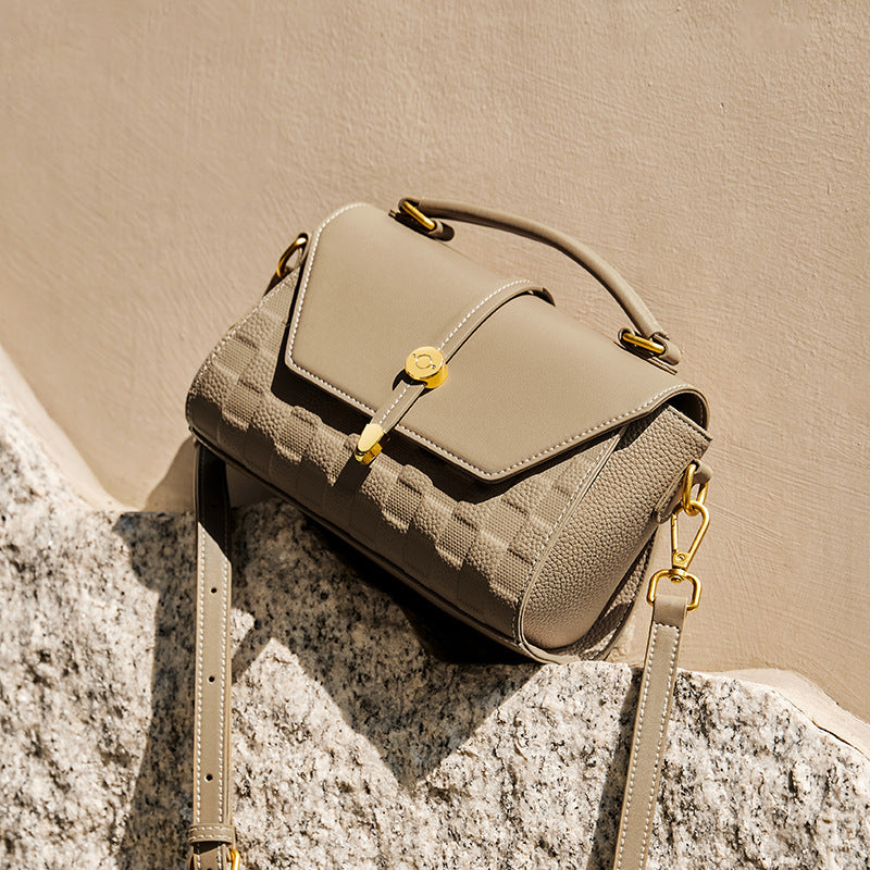 Attractive Women's Light Luxury Genuine Leather Handbags