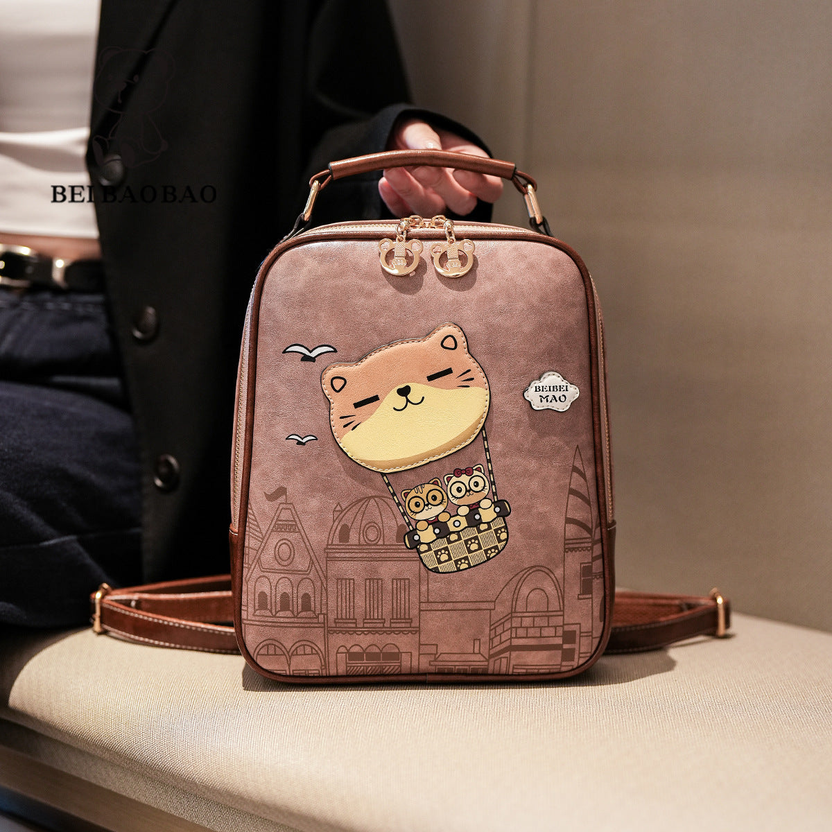 Women's Tide City Western Style Portable Commuter Backpacks