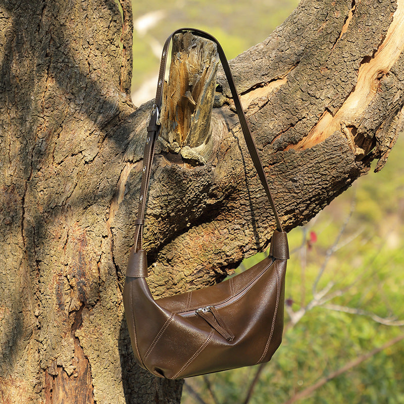 Women's Genuine Leather Light Luxury High-grade Minority Bags