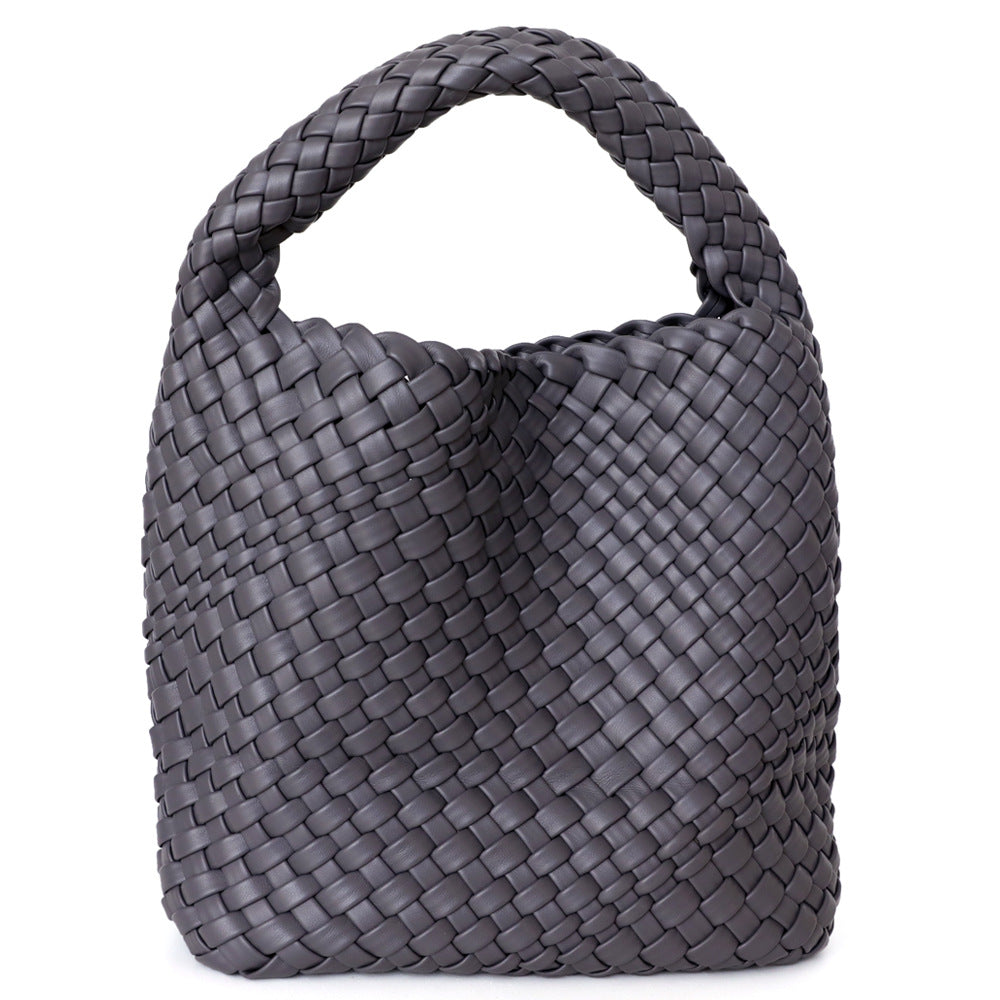 Slouchy Trendy Hand-woven Commuter Mother Portable Handbags