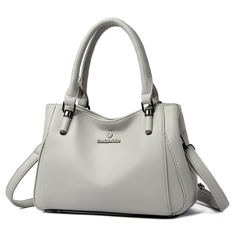 Women's Soft Leather Large Capacity Mom Handbags