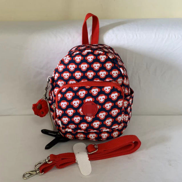 Winter Nylon Monkey Urban Simple Mini Backpacks