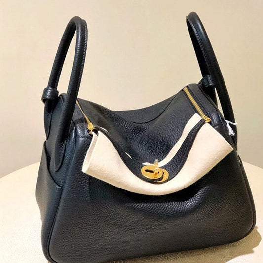 Women's First Layer Cowhide Lindy Genuine Leather Crossbody Bags
