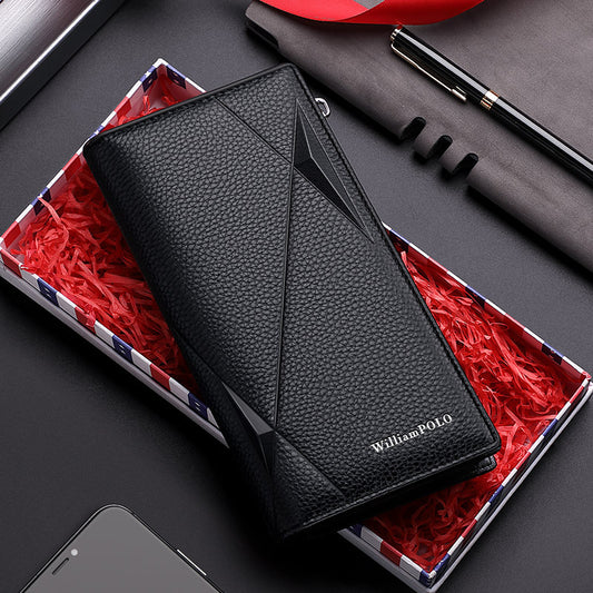 Men's Emperor Paul Long Genuine Leather First Men's Wallets