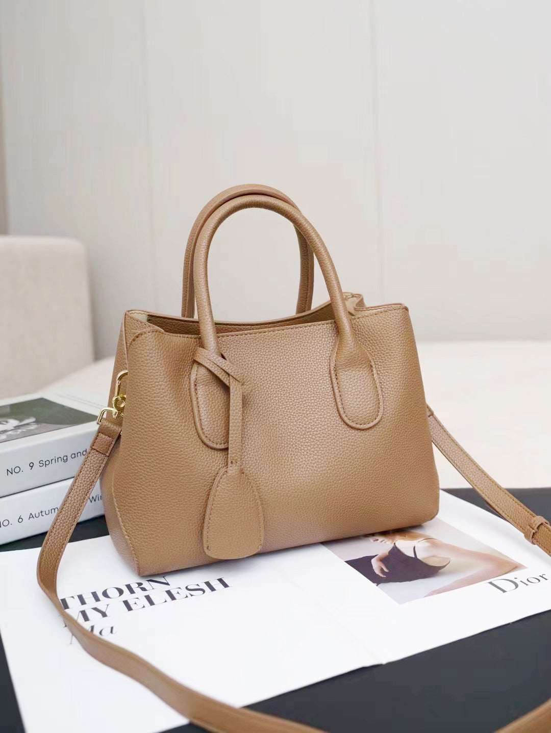 Women's Leather Versatile Cowhide Fashion Trendy Simple Handbags