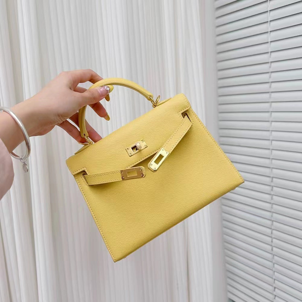 Women's High-grade Mini Kelly Genuine Leather Calfskin Crossbody Bags