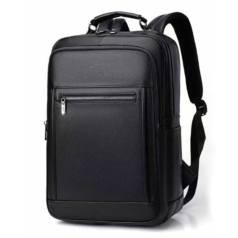 Beautiful Men's Leather Fashion College Computer Backpacks
