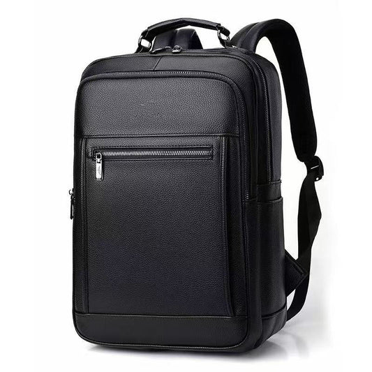Beautiful Men's Leather Fashion College Computer Backpacks