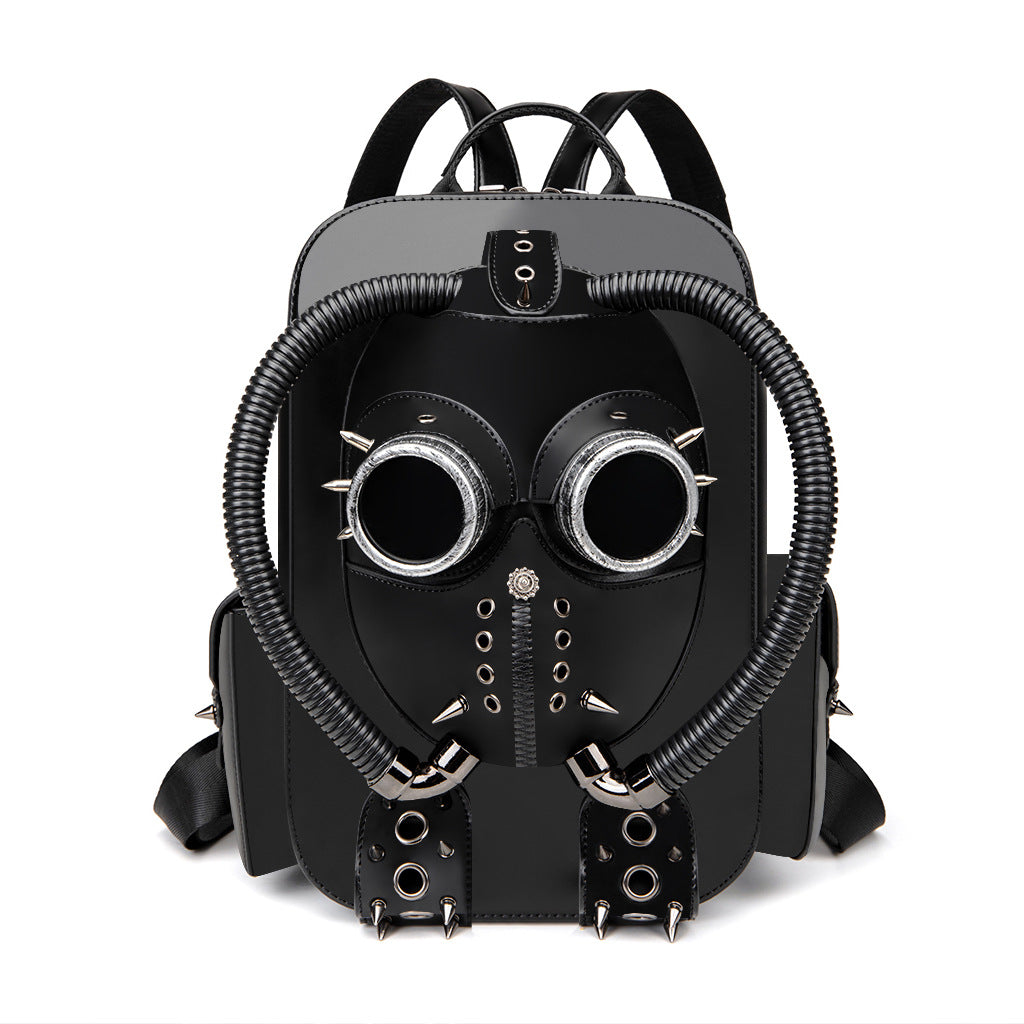 Women's Style Medieval Plague Theme Skull Backpacks