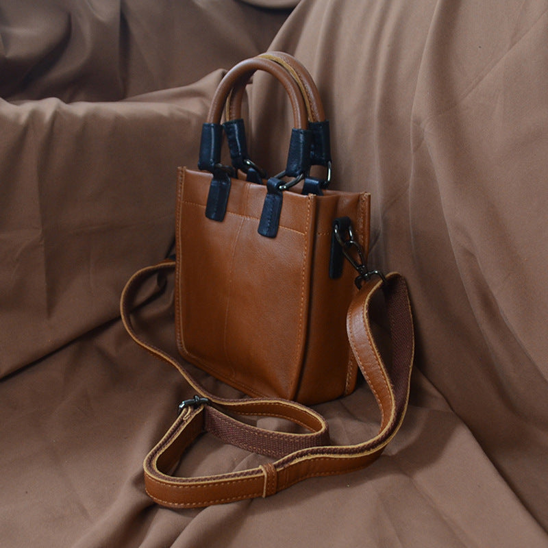 Women's Design Genuine Leather Vegetable Tanning Portable Bags