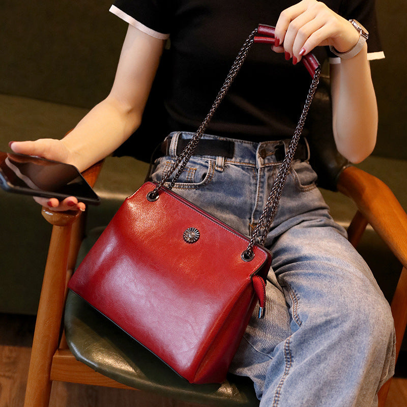 Women's Easy To Match Large Capacity Chain Shoulder Bags