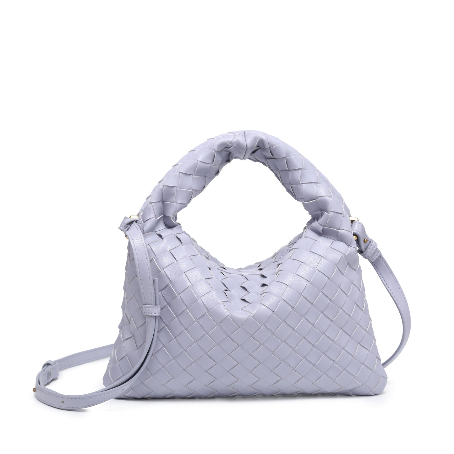 Women's High-grade Hand-woven Medium Croissant Underarm Handbags