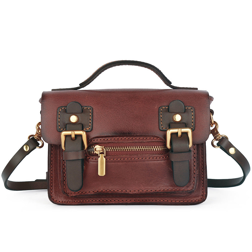 Women's Top Layer Cowhide High-grade Mini Genuine Crossbody Bags