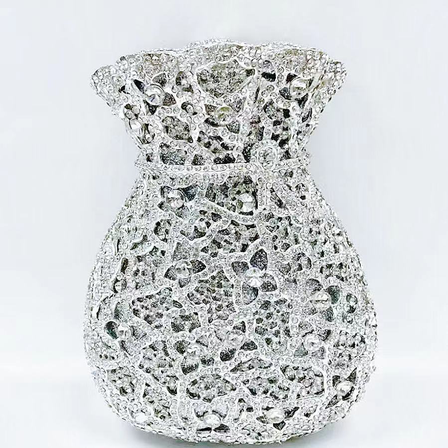 Vase Diamond Handmade Spot Drill Metal Bags