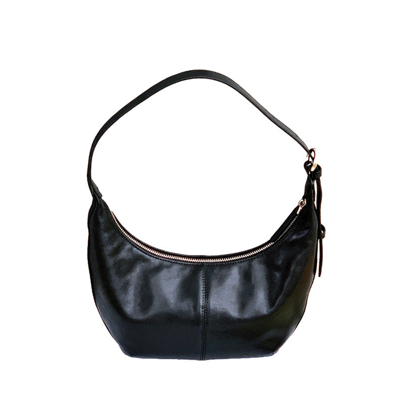 Fashion First Layer Vegetable Tanning Underarm Shoulder Bags