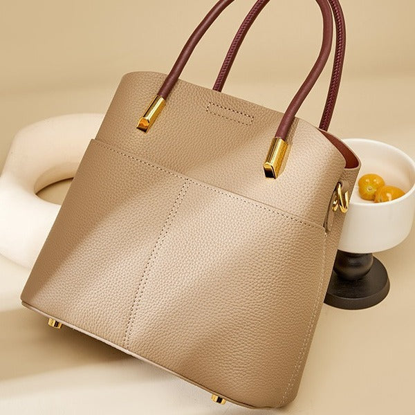 Women's Summer Niche Genuine Leather Western Style Crossbody Bags