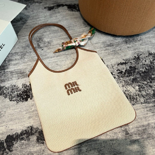 Women's Home Canvas Large Capacity Totes Idle Shoulder Bags