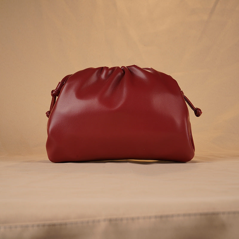 Female French Minority Dumpling Tide Genuine Bags