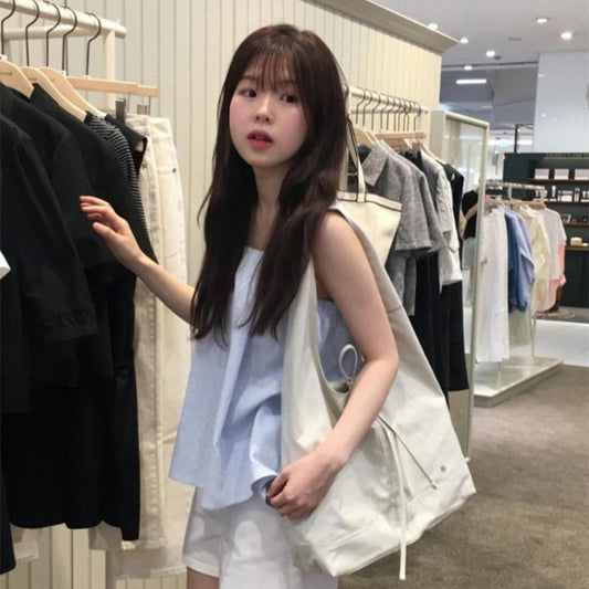 Women's Niche Bowknot Genuine Leather Idle Style Armpit Bags