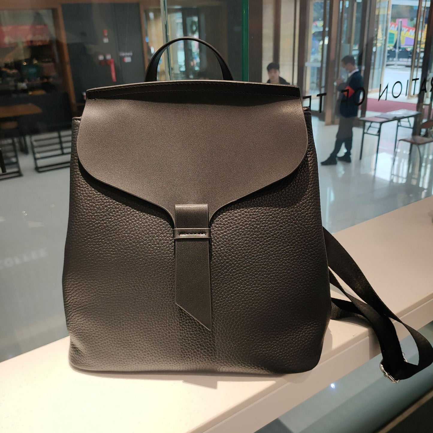 Women's Leather Fashion Versatile Korean Style Simple Backpacks