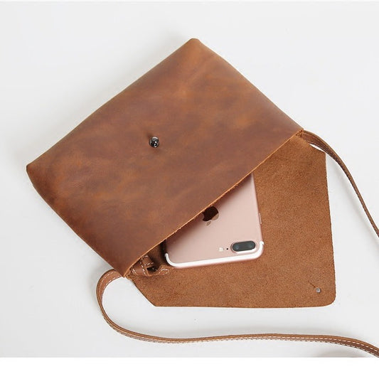 Women's & Men's & Mini Pouches Pure Top Layer Cowhide Shoulder Bags