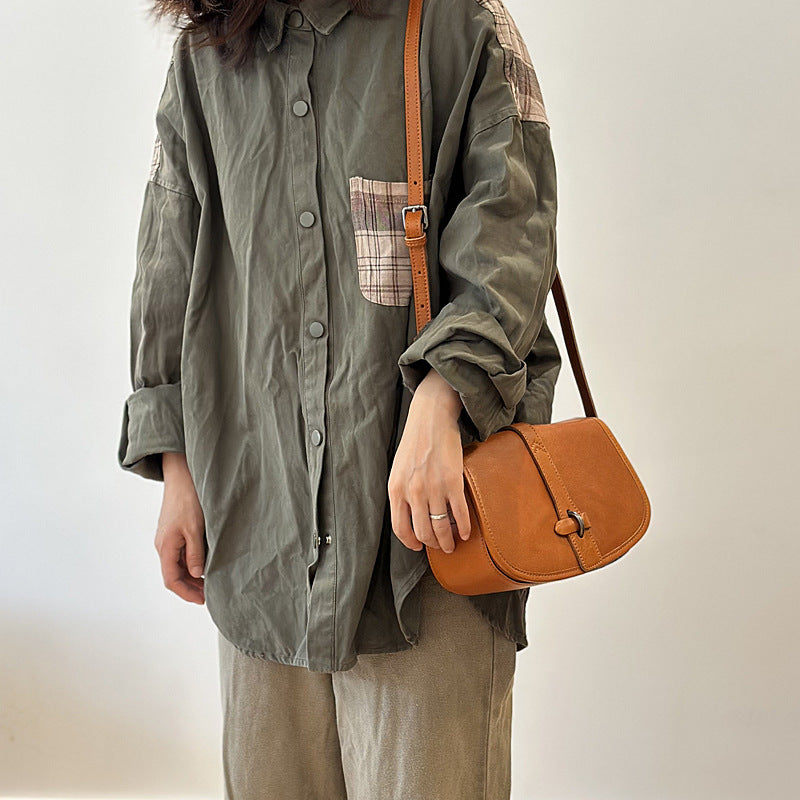 Women's Retro Design Fashion Textured High-grade Bags