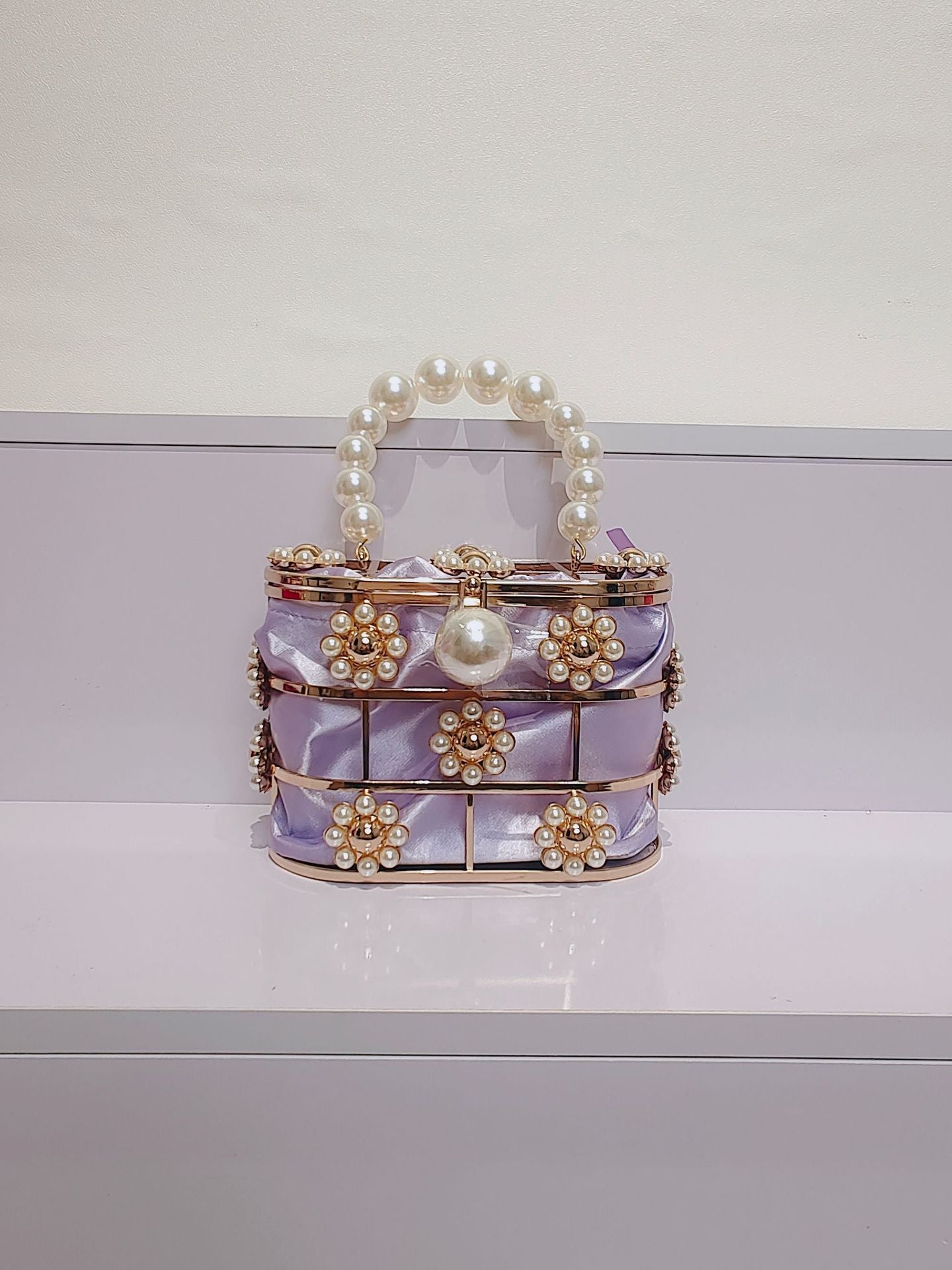 Women's French Niche Fashion Pearl Chain Summer Evening Bags