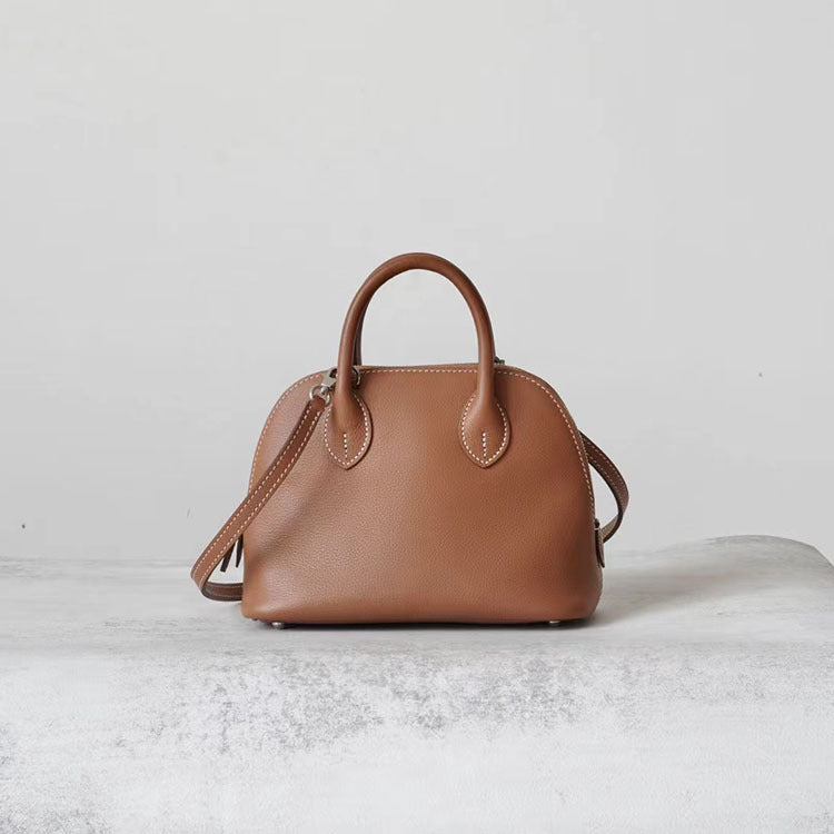 Women's Fixed Half Wax Line First Layer Cowhide Crossbody Bags