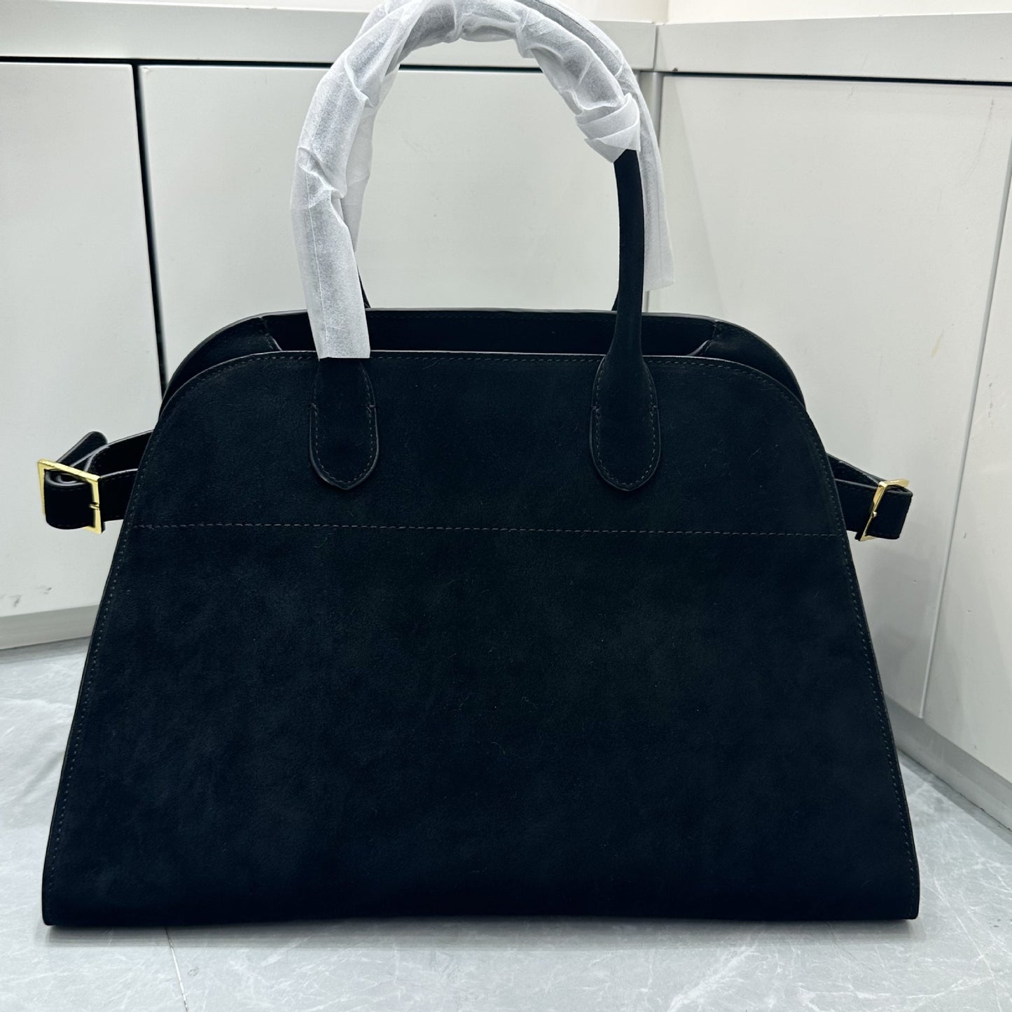 Women's Portable Frosted Suede Minimalist Niche Large Bags