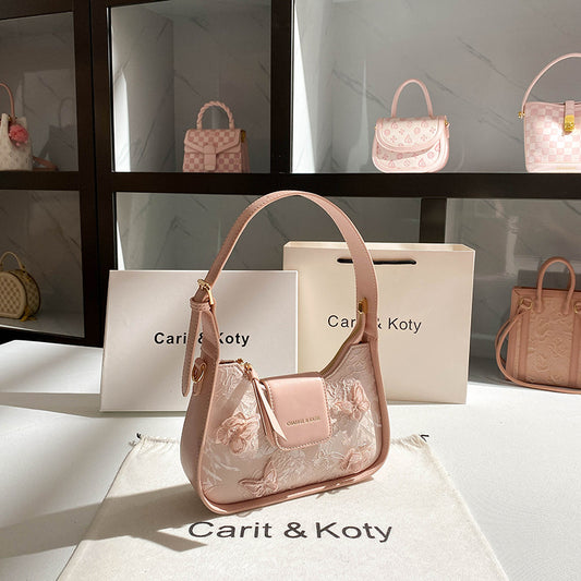 Niche Embroidery Underarm High-grade Butterfly Selenodont Armpit Bags