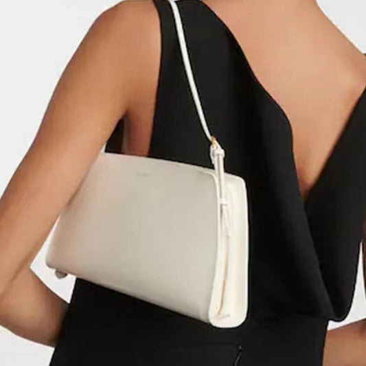 Women's Baguette Simple Underarm Cowhide Dinner Fashion Bags