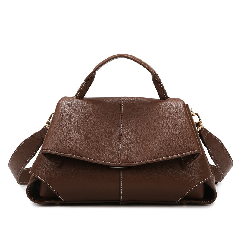 Women's Niche Smiling Fashionable High-grade Versatile Soft Handbags