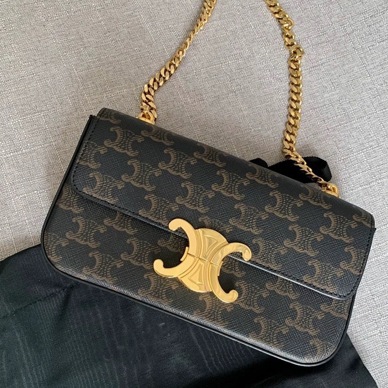 Fashion Chain Arc Underarm Vintage Presbyopic Shoulder Bags