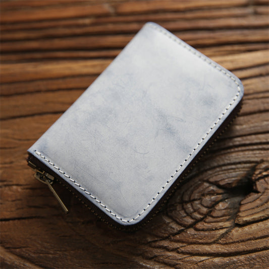Men's Handmade Mist Wax First Layer Cowhide Men's Wallets