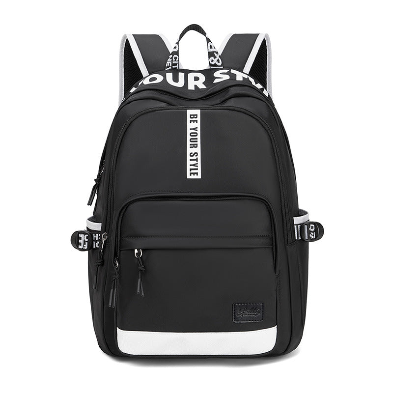Men's Korean Trendy Large Capacity Leisure Junior Backpacks