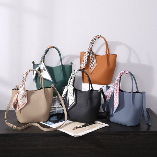 Women's First Layer Leather Large Capacity Mummy Shoulder Bags