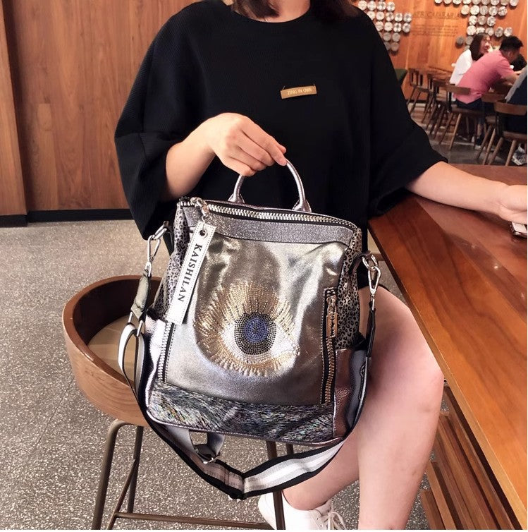 Women's Rhinestone Fashion Trendy High-grade Western Style Backpacks