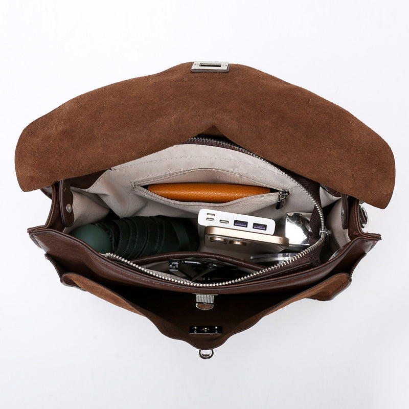 Women's Matte Leather Light Luxury High-grade Versatile Crossbody Bags