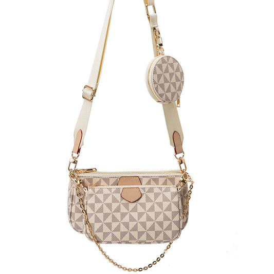 Women's Retro Affordable Luxury Three-in-one Mahjong High Sense Leisure Shoulder Bags