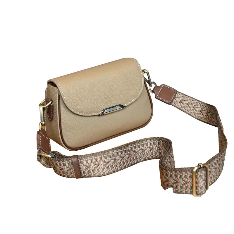 Genuine Leather Strap Advanced Texture First Crossbody Bags