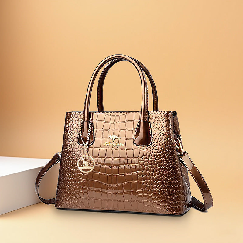 Women's Mom Summer Crocodile Pattern Fashion Tote Bags