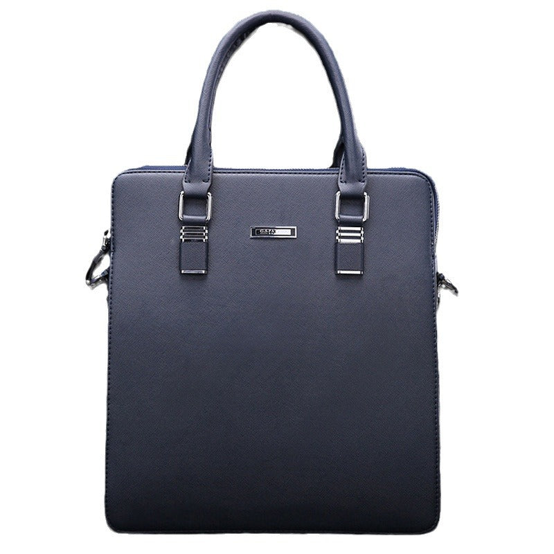 Men's Business Single Vertical Computer Leather Men's Handbags